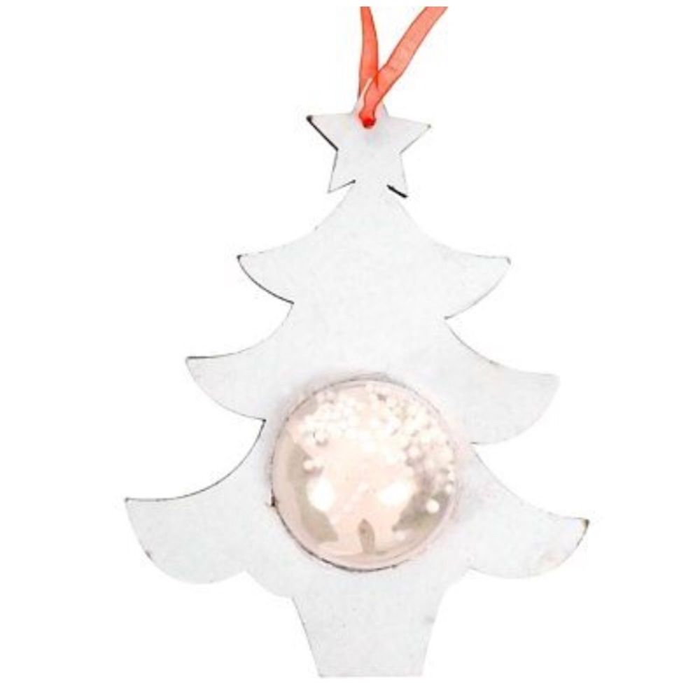 Holiday Sparkly Christmas Tree Ornament with Dome - Picture 3 of 3